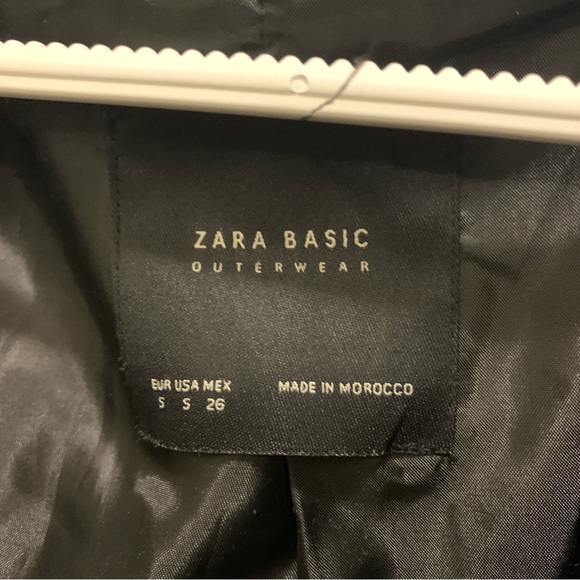 zara navy cape jacket - Picture 4 of 5